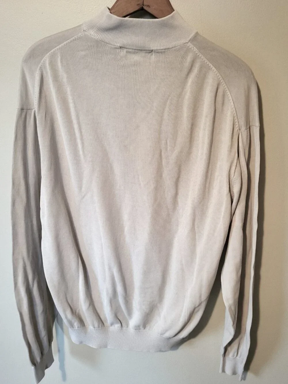 Pronto Uomo silk & cotton mockneck sweater